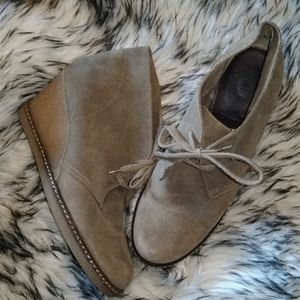 J. Crew MacAlister Suede Wedge Bootie Size 6